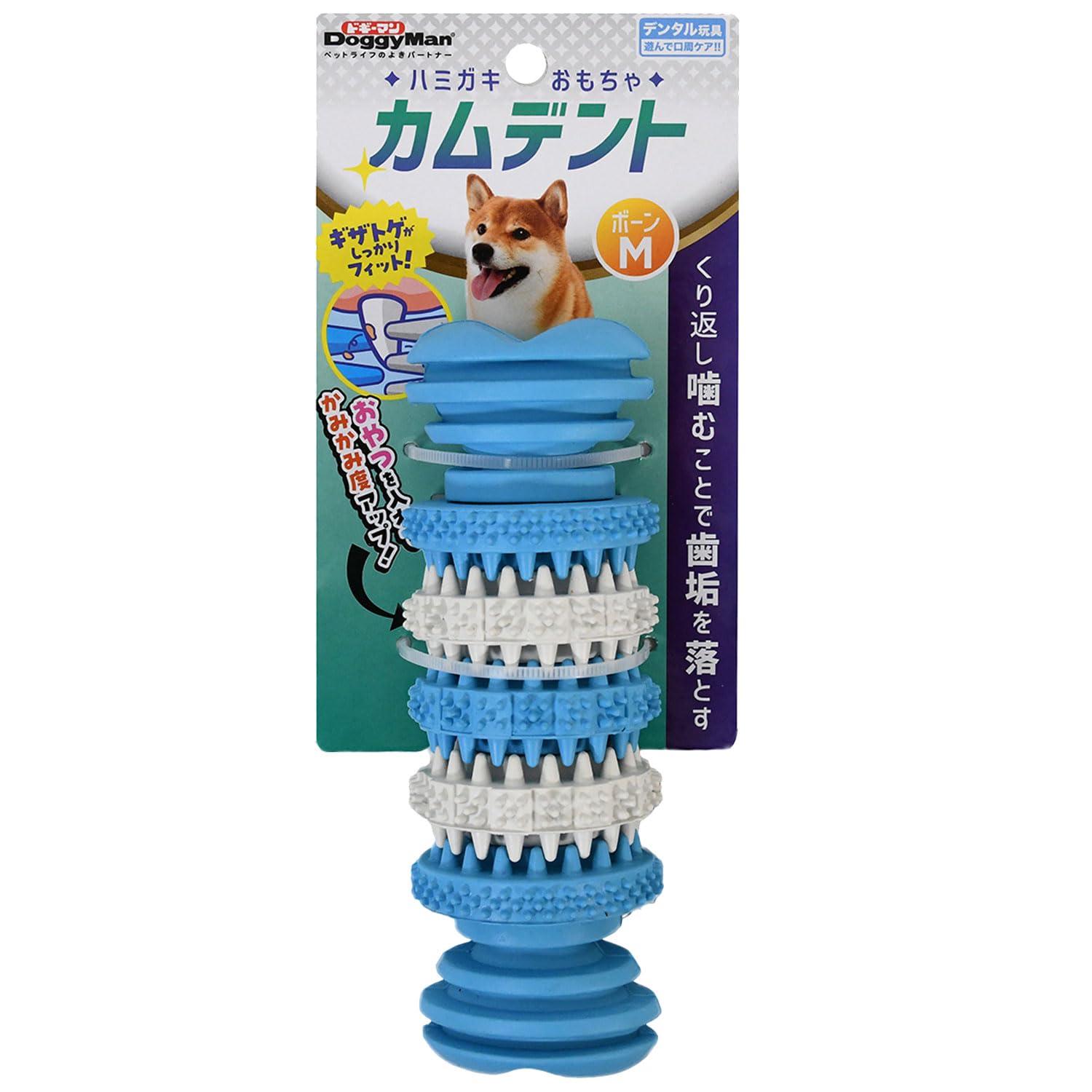 Amazon.co.jp: ドギーマン ハミガキおもちゃ カムデント ボーンМ（犬用